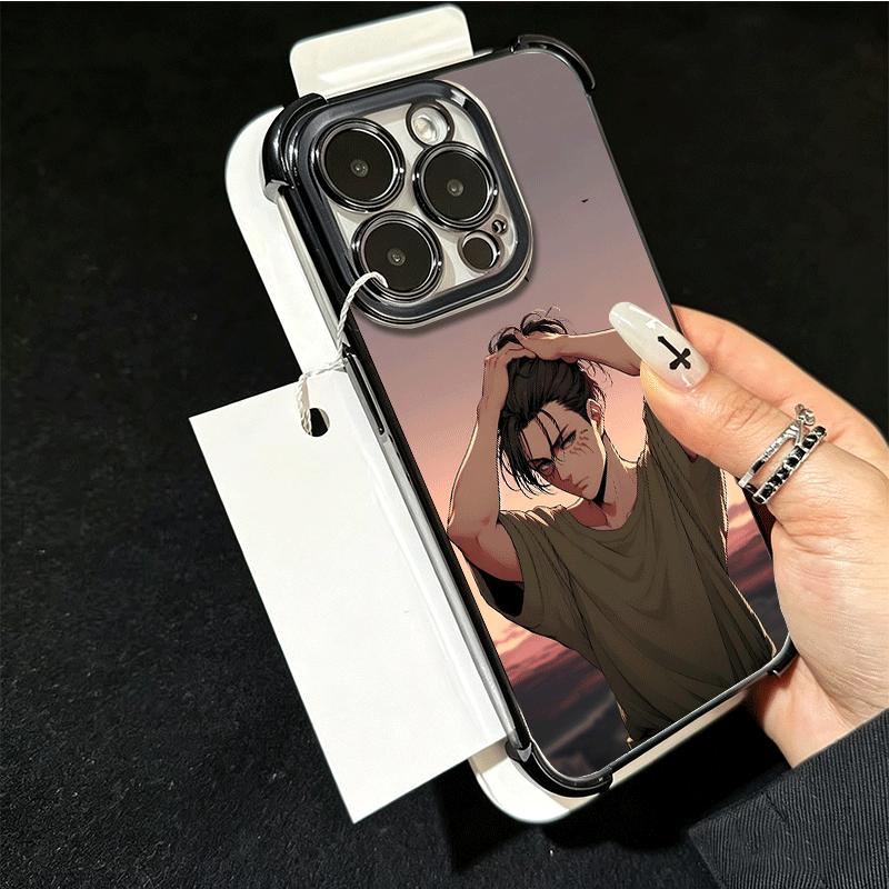 A-Attack On T-Titan Eren Yeager Beschichtete Handyhülle Für Xiaomi Poco X5 X6 X7 X8 Pro Max F8 Ultra F7 M8 M7 M5S Redmi 15C 15 14C 13