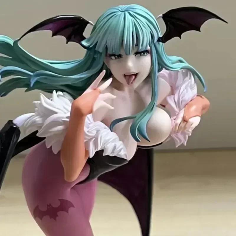 Morrigan Aensland Anime Demon Warrior Vampireed Hunter Action Figure Toys Darkstalkers Bishoujo Collection Halloween Model Doll