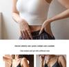 Women's U-Neck Tank Top with Chest Pad - Stylish Summer Design for Concealing Underarm Area