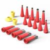 22Pcs/Set Stainless Steel Caulk Nozzle Applicator  for Sink Sealant Application