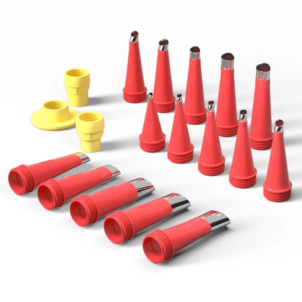 22Pcs/Set Stainless Steel Caulk Nozzle Applicator for Sink Sealant Application