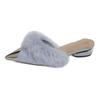Fashion 2025 NEW High Quality Simple Fashionable Pointed Toe Block Heel Slippers Indoor Outdoor Wear Comfortable Half Slippers