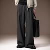 High-end American Pendant Casual Pants Men's Autumn New High-end Scimitar Pants Wide-leg Floor-mopping Pants
