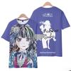 Roselia Anime Tee 2025 New BanG Dream Girl Band All Role Playing 3D Print T-shirt Summer Men Women Harajuku Short Sleeve Y2k Top