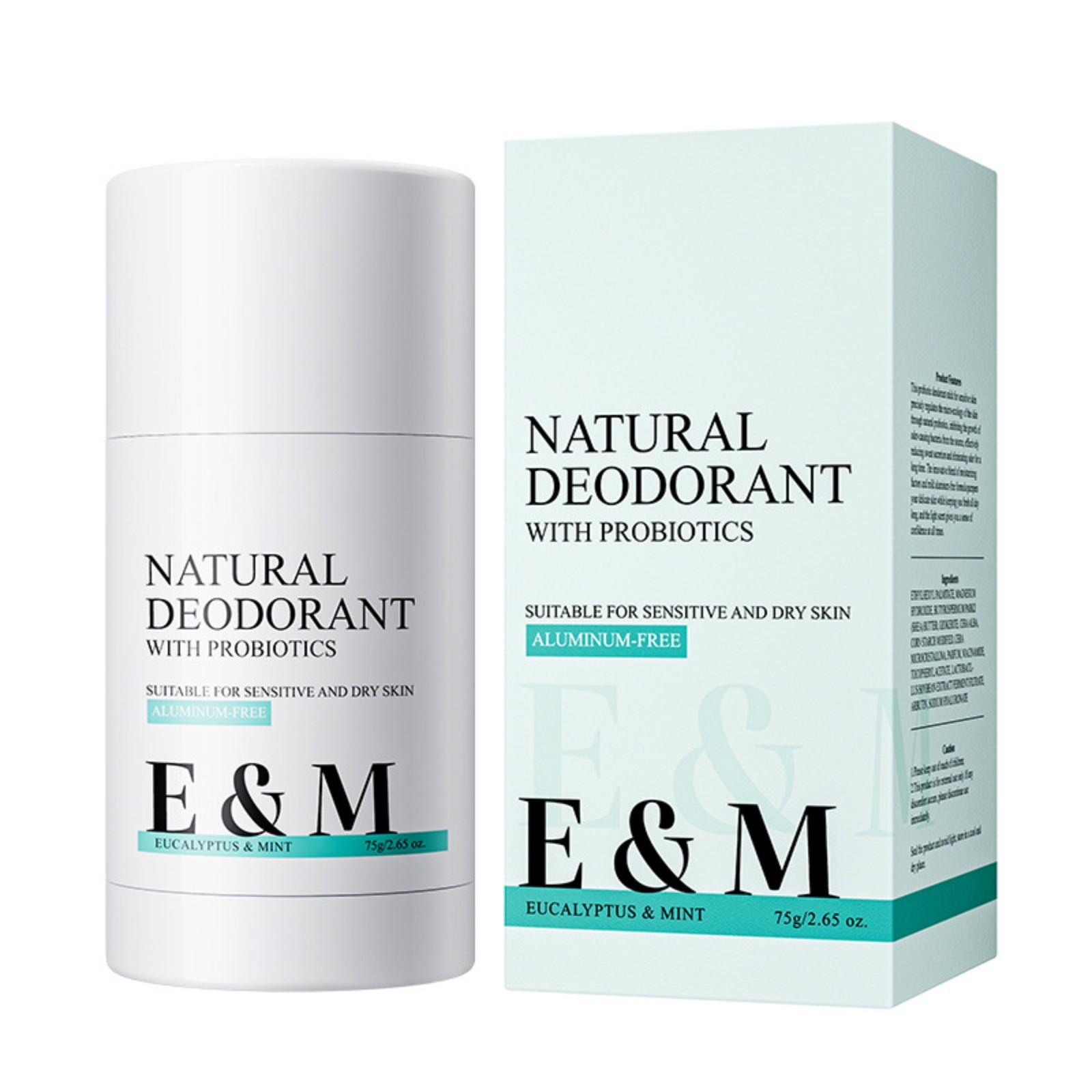 

Твердый дезодорант-антиперспирант с ароматом мяты, Крем-антиперспирант, С длительным действием One Size