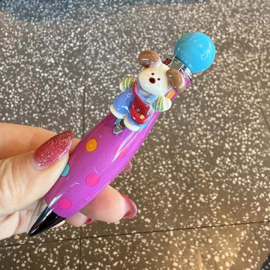 Cartoon Retractable Ballpoint Pen for Students Cute Dog Gel Pen