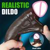 Realistic Sliding Dildo Skin Venis G Spot Stimulate Orgasm Masturbators Soft Penis Big Dick Suction Cup Anal Sex Toys For Women