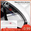 Interior Stickers 2Pcs Car Rear View Mirror Sticker Rain Eyebrow Shield Sun Shade Cover For LS LC RZ IS350 ES300 GS350 CT2
