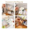 Stackable Tea-Bag Holder Organizer Clear With Cover Capsule Coffee Organizer Portable Dust-proof Snack Storage Box
