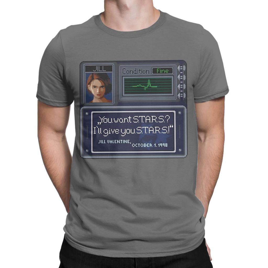rResident Evil Pixel Art Funny 100 Cotton TShirt rResident Evil CODEVeronica Tops Tees For Unisex