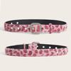 Fashion Animal Fur Waistband Soft Pink Plush Belt Gothic Y2k Women Belt Multifunctional Wide Waistband Belt For Outdoor Daily