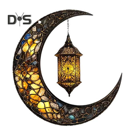 

Полумесяц, ловец солнца, 2D, окрашенный акриловый ловец солнца, красочное настенное украшение для дома, крыльца, сада, балкона разноцветный