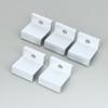 5/10Pcs For Aluminum Alloy Solar Panel End Clamps For PV Module Racking Mount System Accessories Photovoltaic Mounting