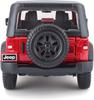Maisto 2014 Jeep Wrangler Red 1/18 Scale Special Edition Model with Display Base, Opening Doors, Hood, and Rear Hatch, and Working Suspension