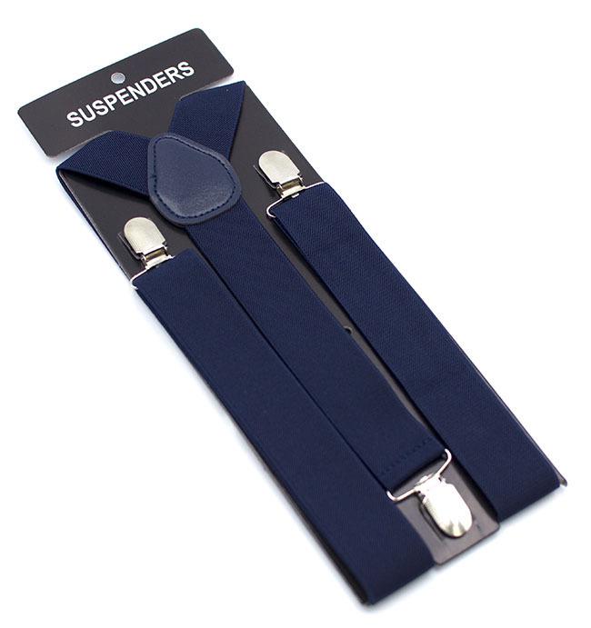 Men’s 3.5cm Elastic Trousers Suspenders with Clips