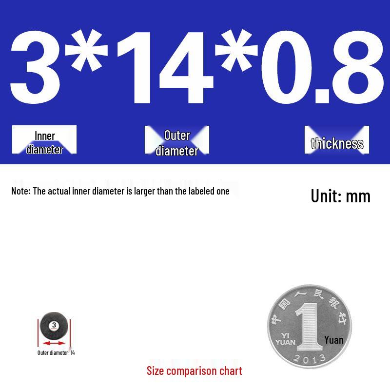 Galvanized Metal Flat Washer - Thin, Thickened, Enlarged Edge, Round, Sizes M3 to M10