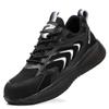 Scarpe antinfortunistiche riflettenti indistruttibili Scarpe da ginnastica da lavoro da uomo Stivali di sicurezza leggeri Stivali da lavoro antiforatura da uomo Scarpe con punta in acciaio