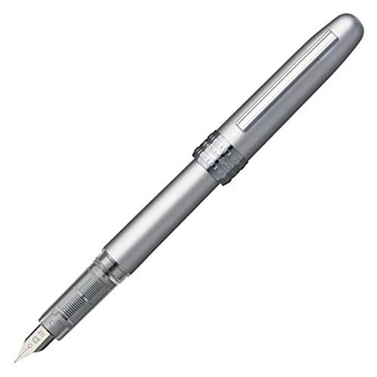 Platinum Fountain Pen Plaisir Medium Ice White PGB-1000B#3-3