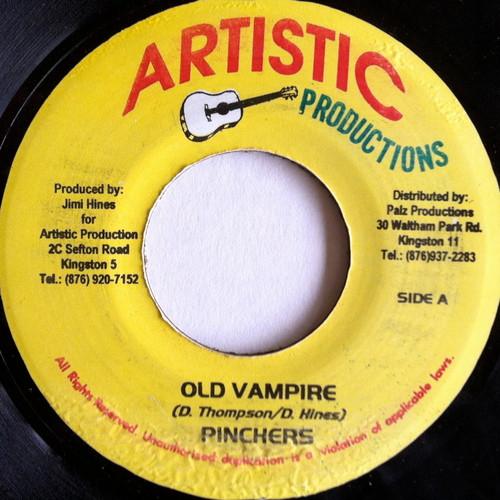 7inch Record PINCHERS - Old Vampire 7845 Artistic Produc 2001 Jamaica Reggae, Ska & Dub Used