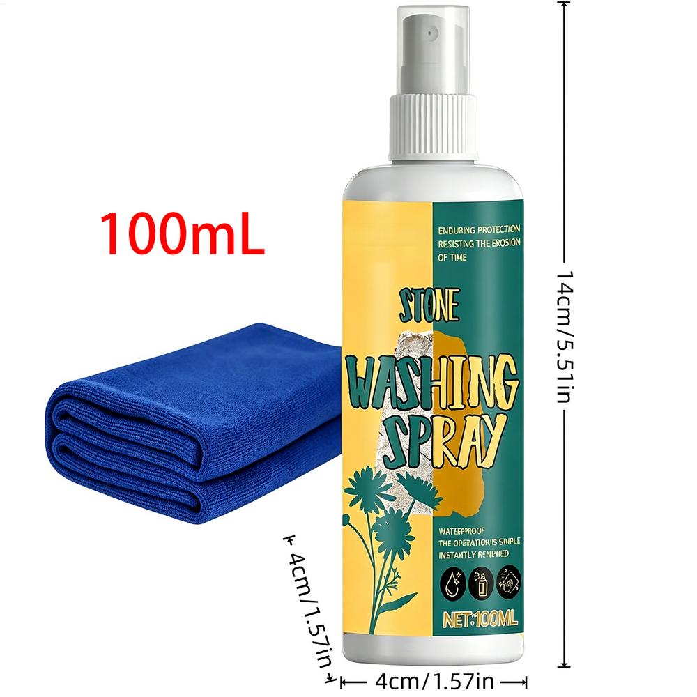500ml Grave Stone Cleaner Rust Remover Solution Spray for Granite Marble Limestone Tombstone Memorial Indoor Outdoor