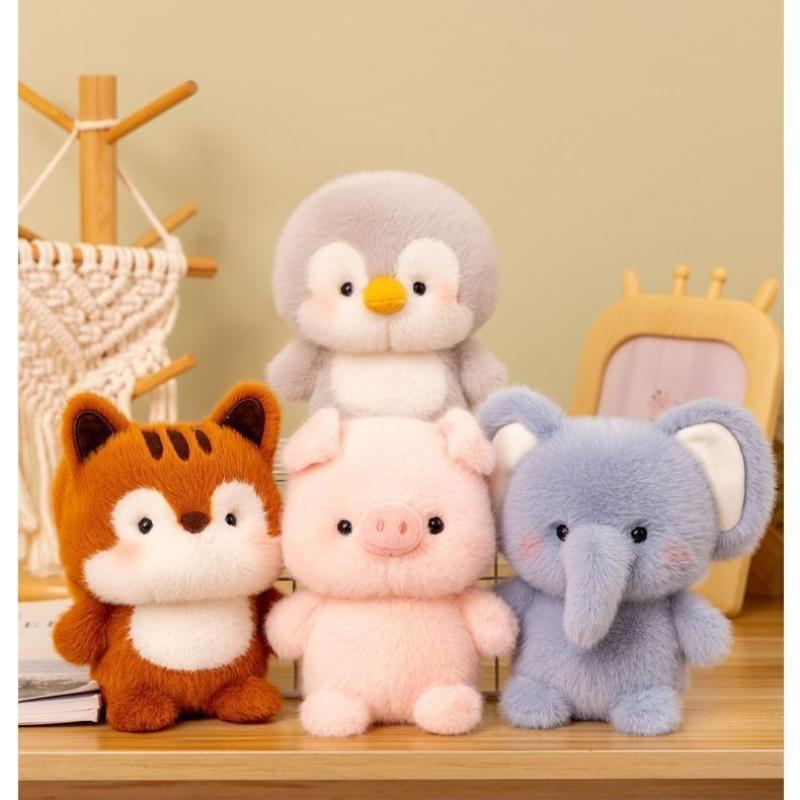 Kawaii 16cm Plüsch Begleitpuppe Plüsch Elefant Stofftier Kissen Bär Super Weiches Tier Plüschtier Schlafgabe