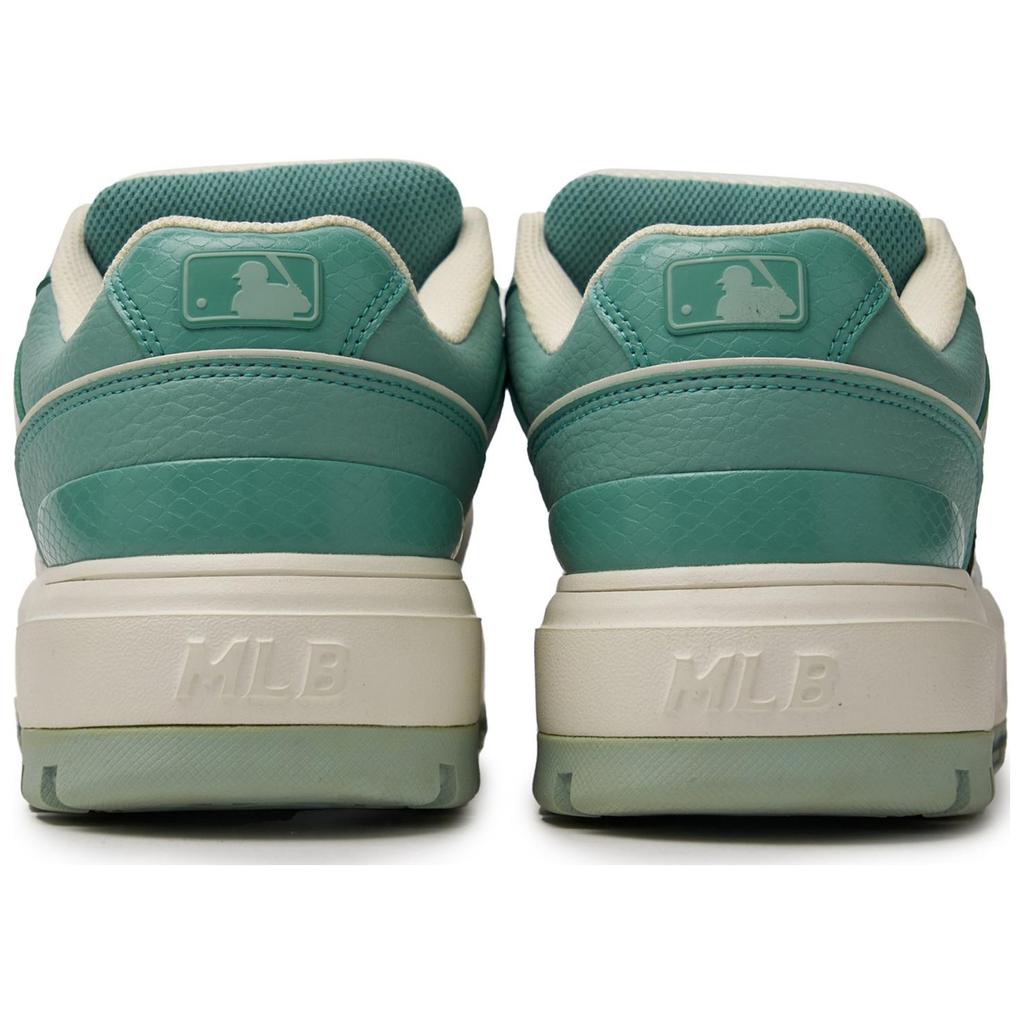 New MLB Los Angeles Dodgers Anti Slip Wear Resistant Low Top Skateboard Shoes Unisex Beige Green 3ASXCWN4N-07MTM