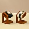 Solid Wood Watches Display Stands Base Watch Necklace Bracelet Organizer Rack Bangle Scrunchie Headband Showcase Stands