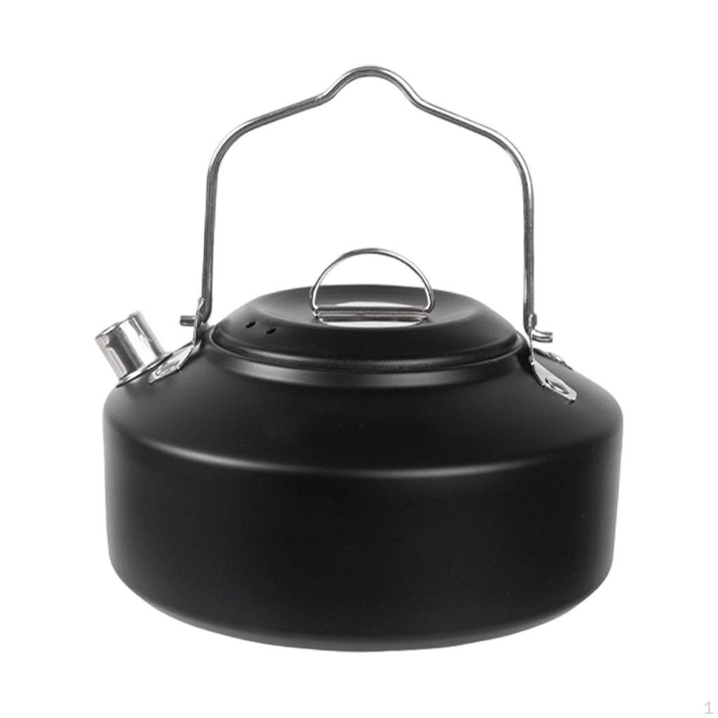 Camping Kettle Tea Portable Compact ,Fast Heating, Open Campfire Stainless Steel Water Boiler