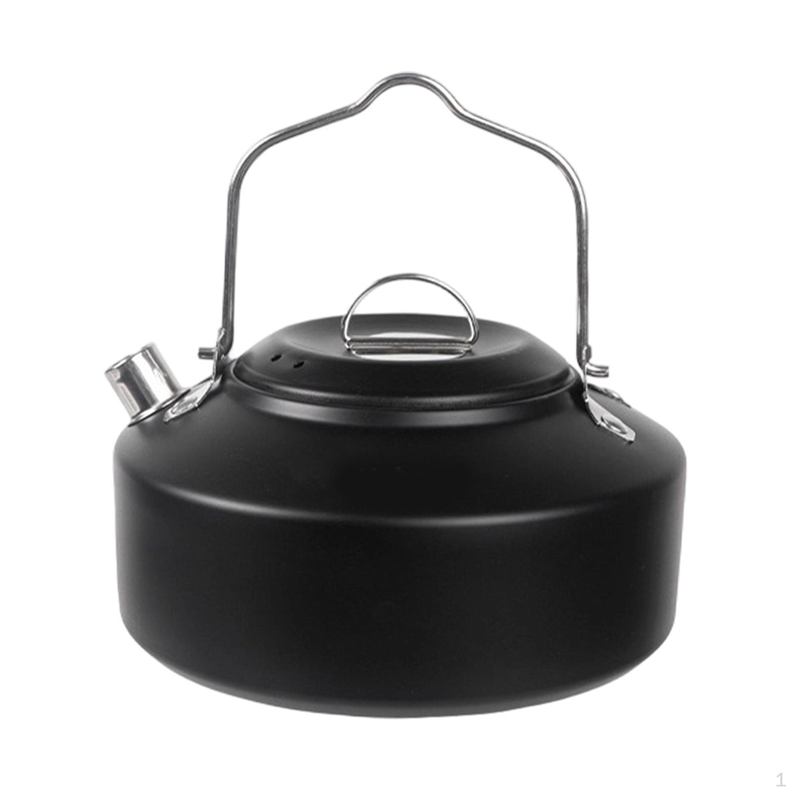 Camping Kettle Tea Portable Compact ,Fast Heating, Open Campfire Stainless Steel Water Boiler