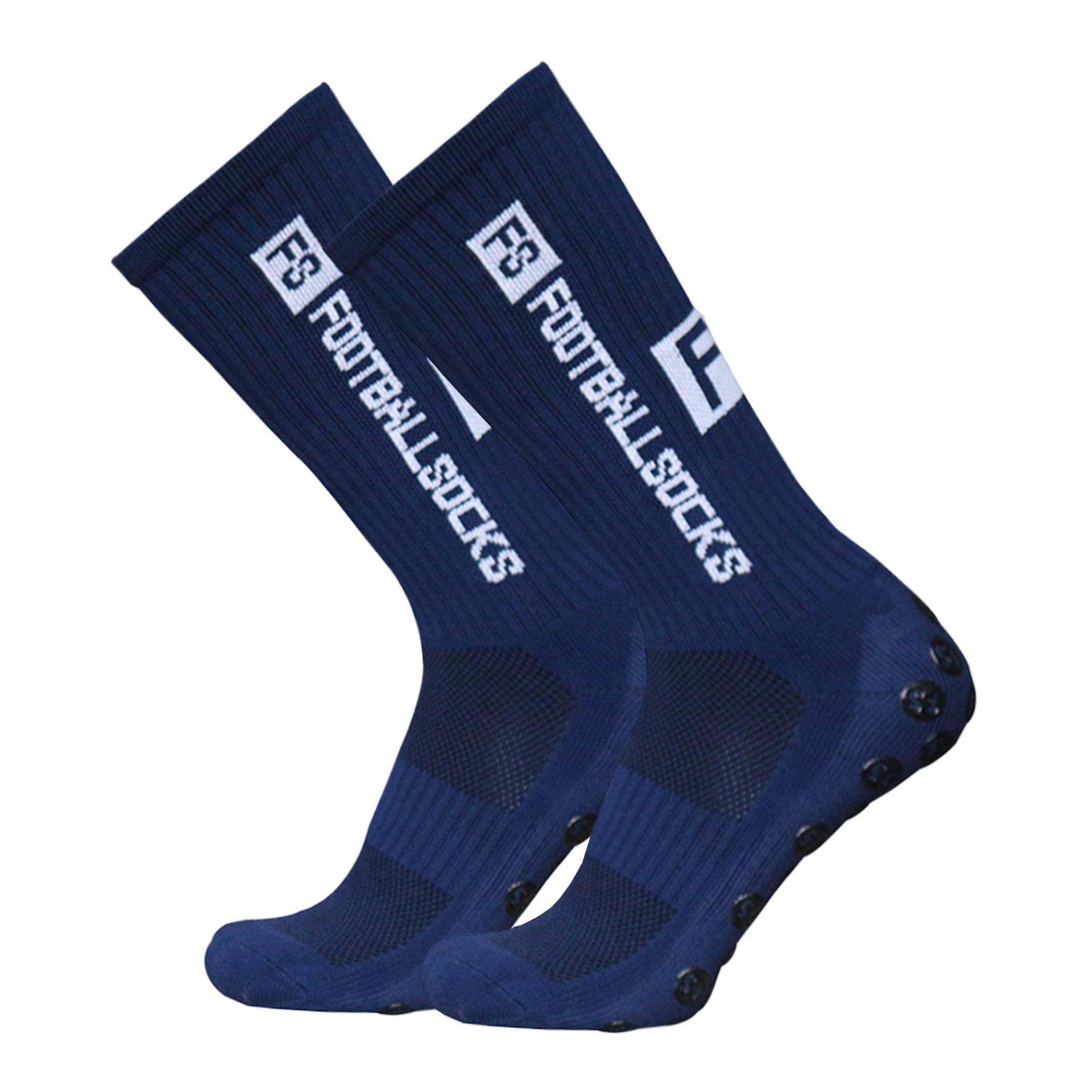 

Спортивные носки для бега на открытом воздухе Эластичные носки Спортивные футбольные футбольные носки Нескользящие носки с захватами темно-зеленого