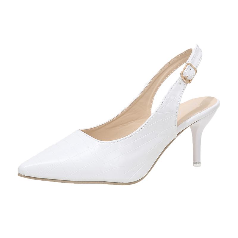 2026 New Fashion Trend Wild Summer Women Pumps Sandal Pointed Toe Ladiess High Heel Shallow Slip On Dress Party Shoes