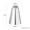 2D Icing Piping Tips Stainless Steel Pastry Nozzle Set for Cupcake Cake Decorating Home Baking Bakery Professional Use