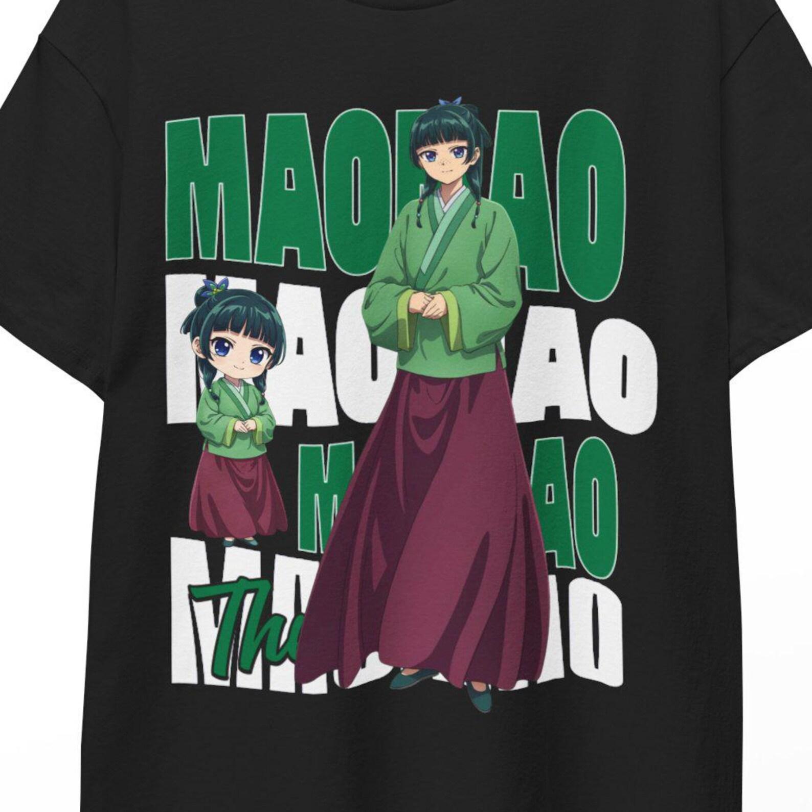 The Apothecary Diaries Anime Tee Cute Maomao Print Gift Anime Graphic Merch T-Shirt for Fans Apothecary Diaries Maomao Shirt Maomao Cosplay M