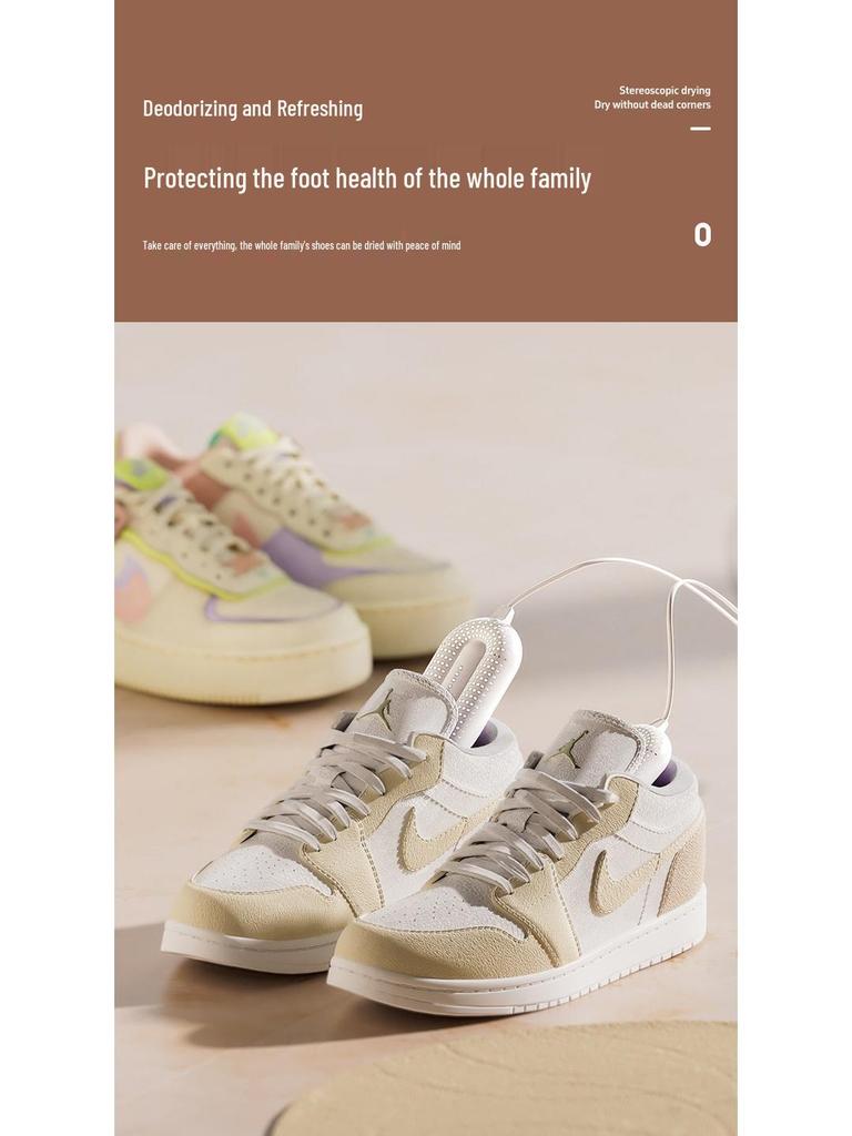 Foldable Smart Shoe Dryer with Timer & Deodorizing for Shoes & Socks