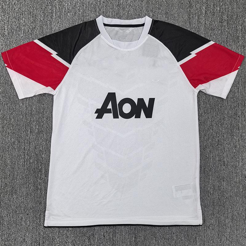 Classic Retro Manchester United Away Jersey (11-12), Short Sleeve, Sizes S-2XL L белый