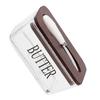 tight   Dish with Lid and Cutter 500ml Glass     Holder Tray for Countertop and Refrigerator