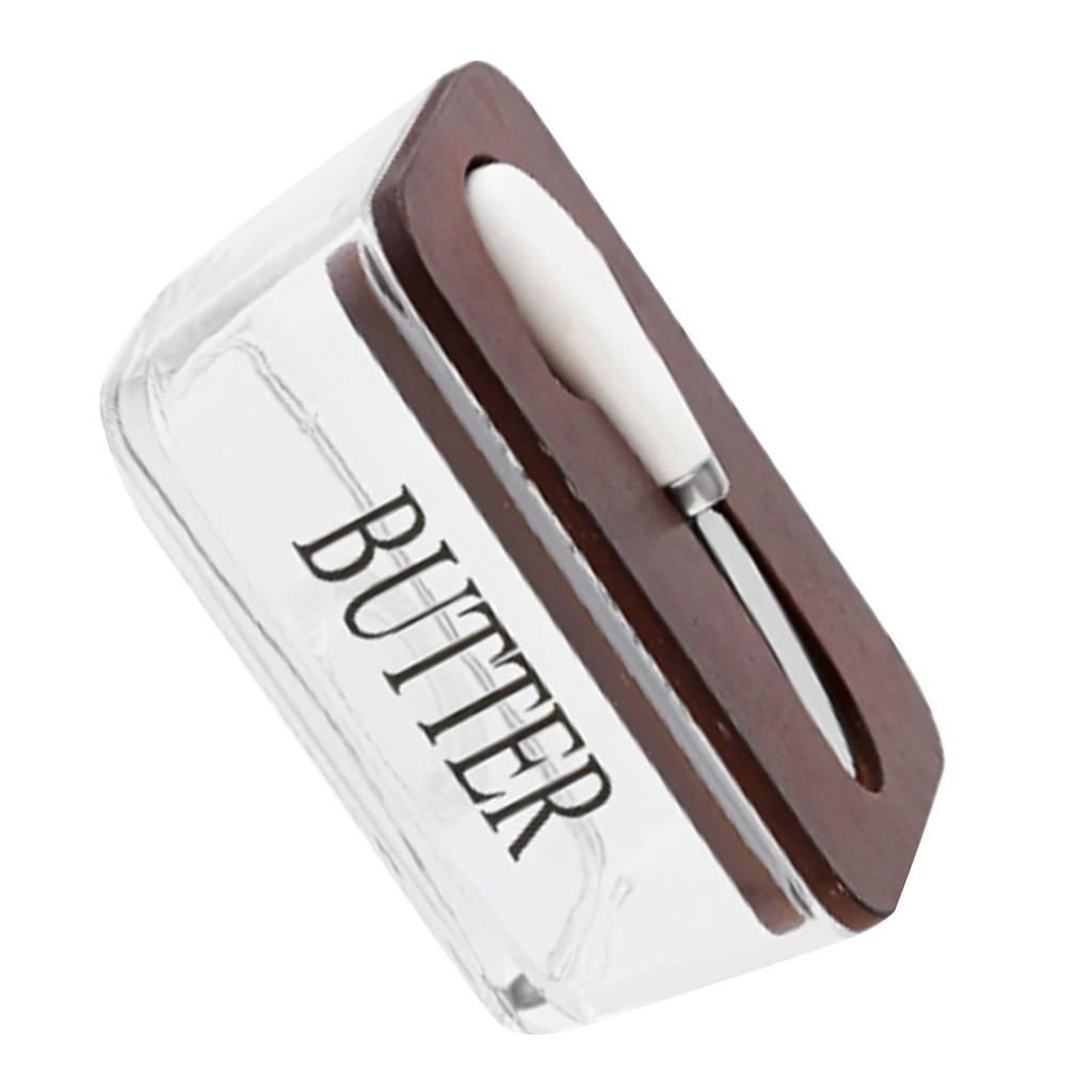 tight Dish with Lid and Cutter 500ml Glass Holder Tray for Countertop and Refrigerator