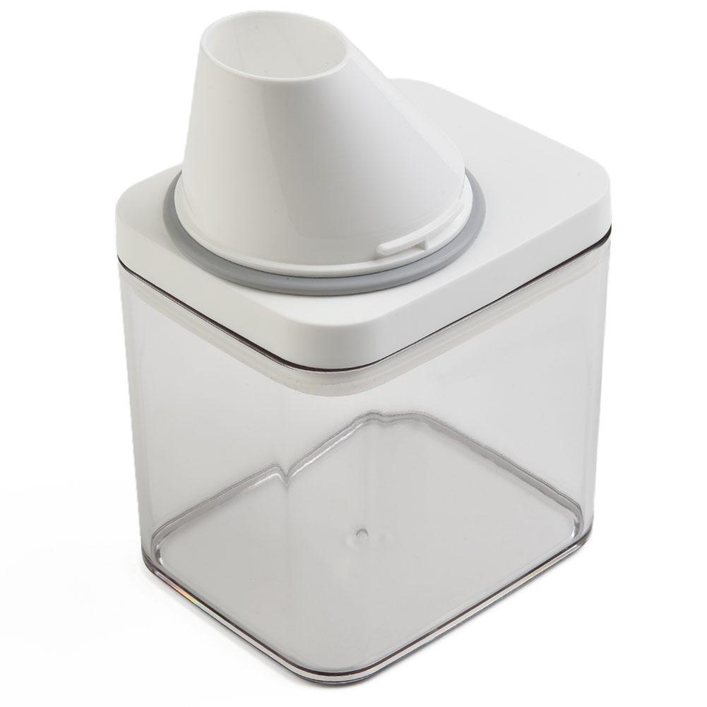 Contenitore in Plastica per Detersivo da Bucato Caratteristiche Design User-Friendly con Tazza Dosatrice a Vite per un Uso Accurato