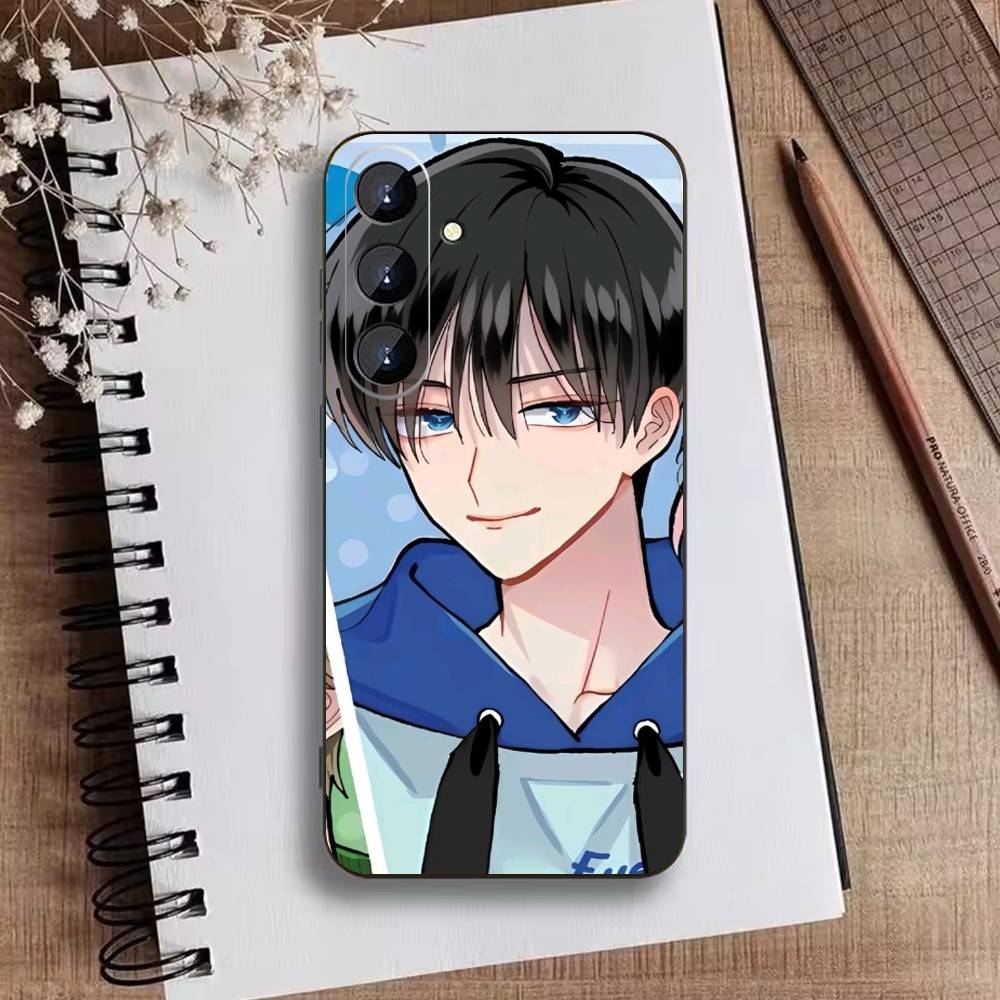 Q-Tamon's B-Side Phone Case For Samsung Galaxy A73,21,22,32,71,53,52,51,80,5G Soft Black Cover