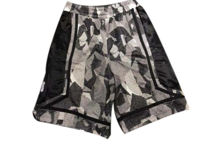 Nike Sports Shorts Men s Camouflage Gray Moderate AJ3456-104 XXXXL
