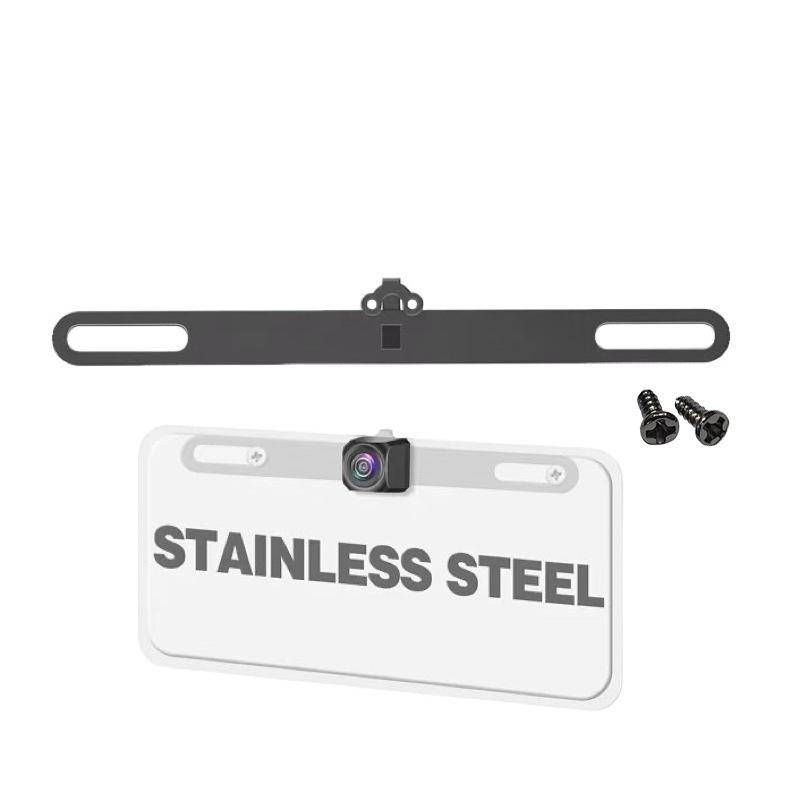 Universal Rearview License Plate Holder with Reversing Camera, US Spec Metal Bracket