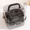 Chinchilla Cage Translucent Hamsters Travel Carry Case Large Capacity Breathable Hedgehog Pet Carrying Box With Water Bottle
