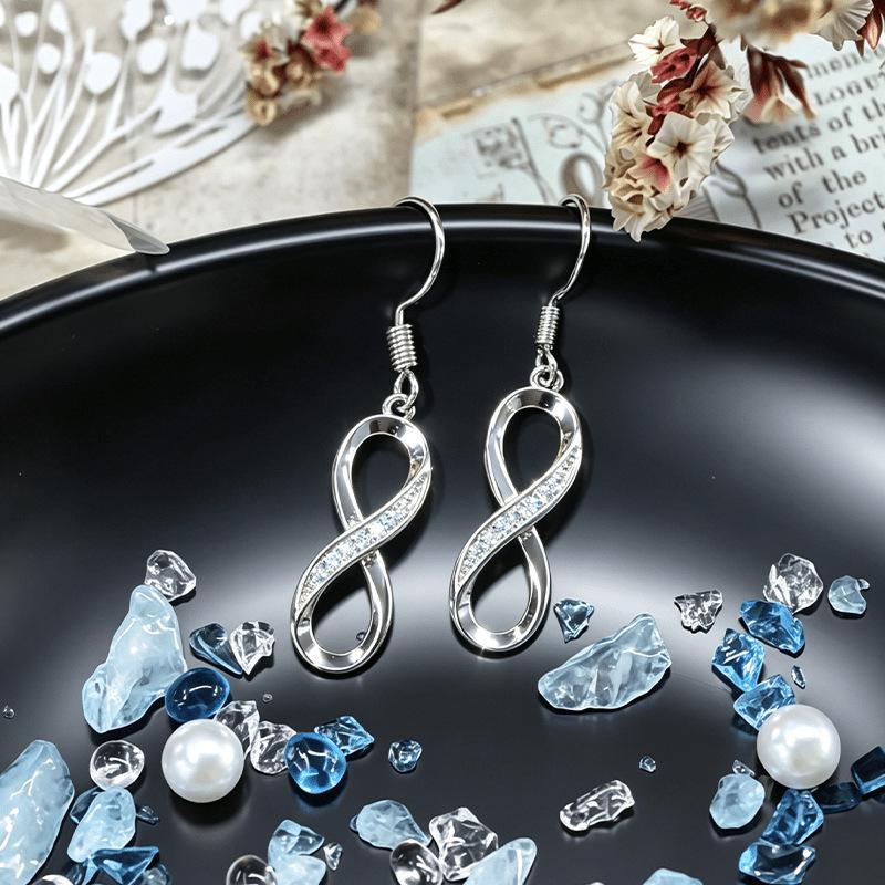 Infinity Symbol 8-Shaped Earrings - Versatile and Stylish Jewelry for Women