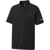 Polo Shirts Men's Black Polo Collar Moderate KX2745