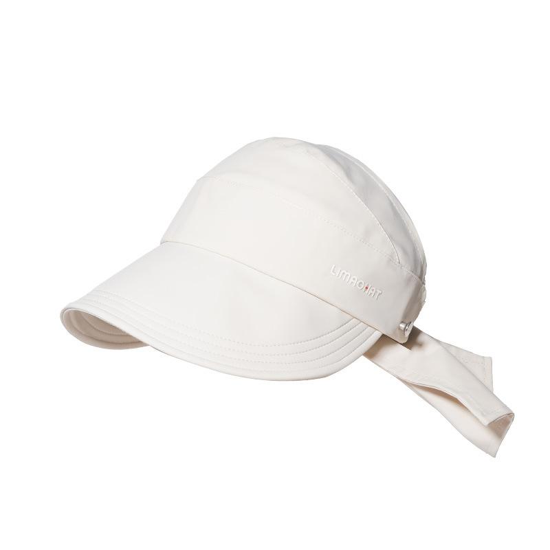 Duck Tongue Empty Top Hat Big Hat Exposed Ponytail Sun Hat Summer Outdoor Sun Protection Sun Hat