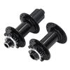 2pcs Bicycle Hubs Black Aluminium Alloy 32 Holes Front Rear Bike Disc Hubs 4 Bearing for Mountain Cycling