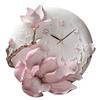 Minimalist Floral Hand-Painted Wall Clock