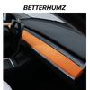 Made of Alcantara For Tesla Model 3 Model Y 2023-2019 Car Dashboard Cover Decorative Wrap Cap Protector Pad Innner Accessories
