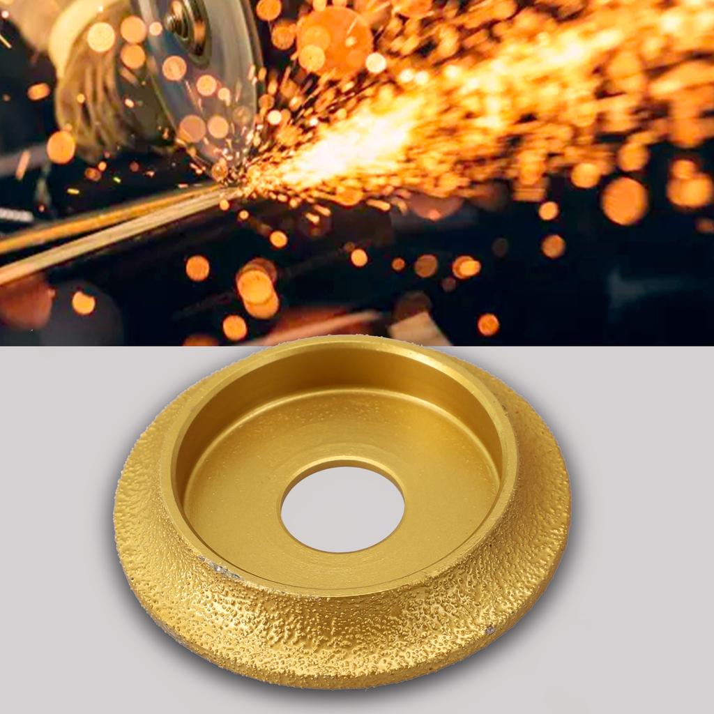 1Pc Vacuum Brazed Diamond Grinding Wheel Edge Profile Sanding Disc For Marble Granite Ceramic Glass Abrasive Tools Parts