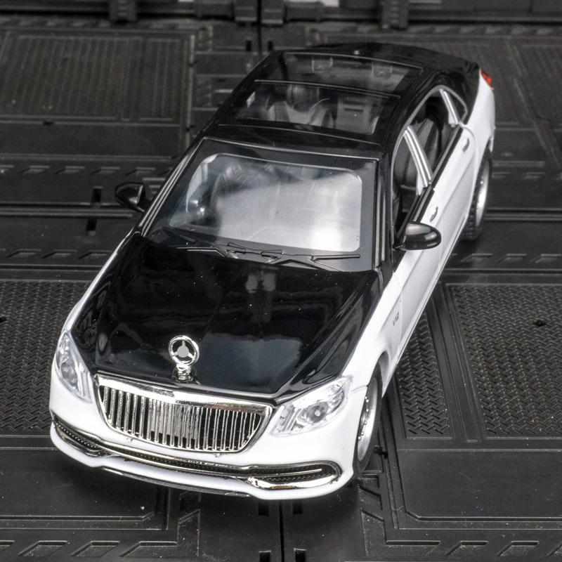 1/32 Mercedes Benz Maybach S650 Luxusauto Legierung Metall Diecast Modellauto Auto Mittelkonsolenornamente Sammelautomodelle Geschenke